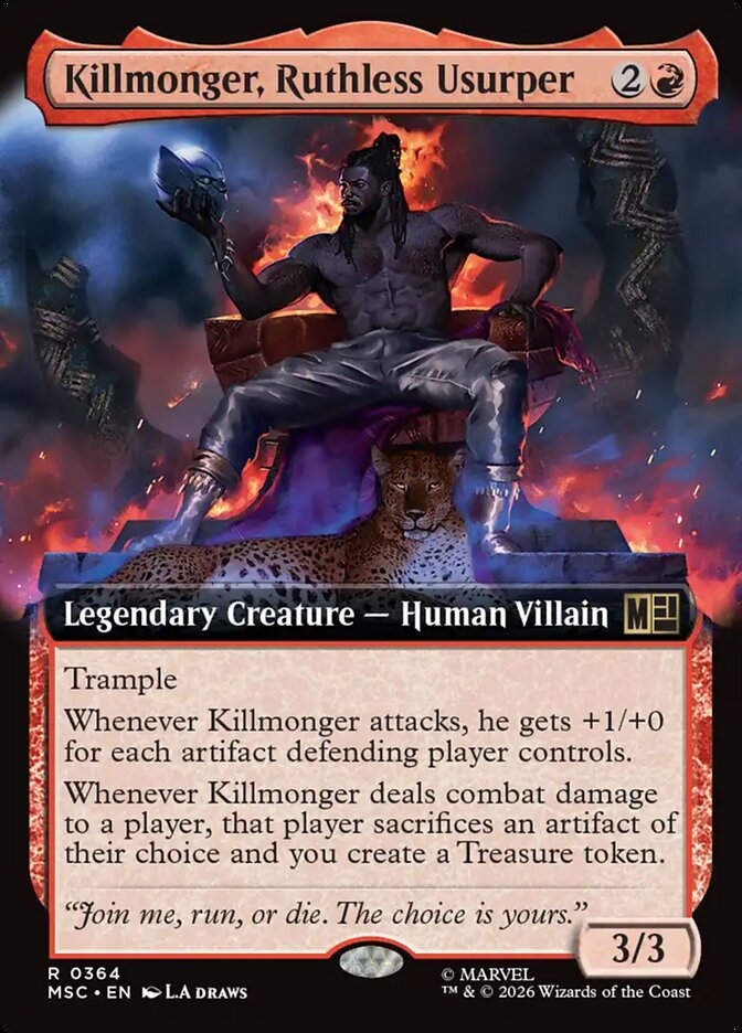Killmonger, Ruthless Usurper (MSC) (364) / Extended Art