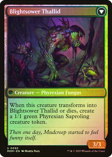 Blightreaper Thallid // Blightsower Thallid (mom) / Foil — cara 2 de 2