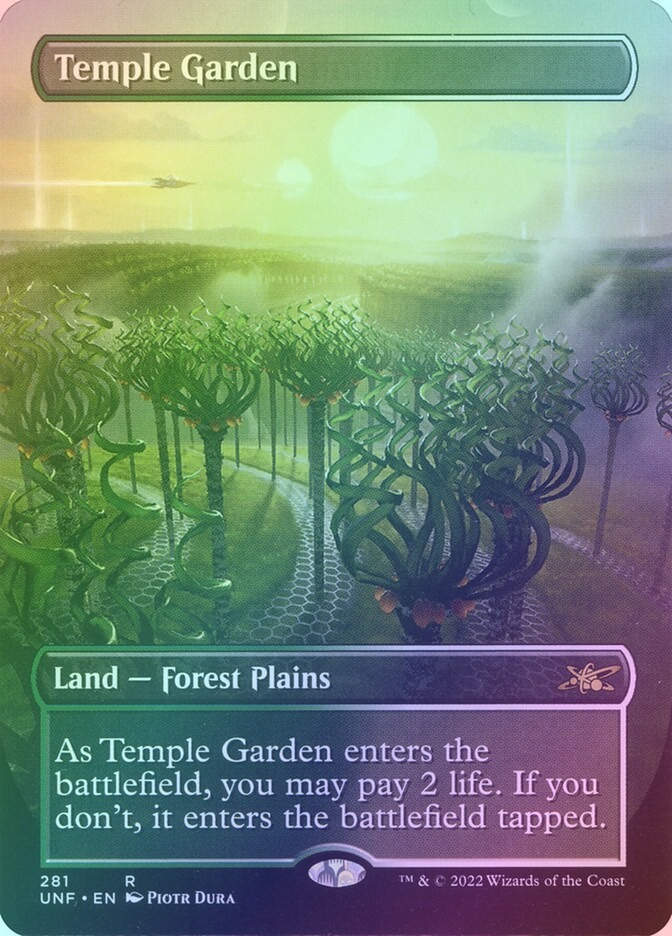 Temple Garden (UNF) (281) / Borderless / Foil