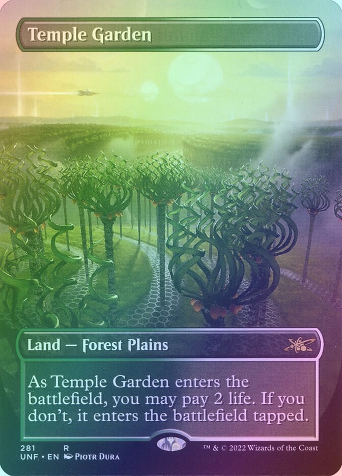 Temple Garden (UNF) (281) / Borderless / Foil