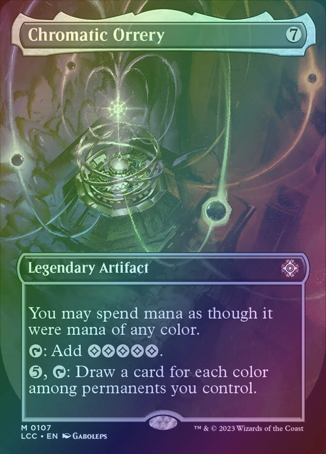 Chromatic Orrery (LCC) (107) / Borderless / Foil