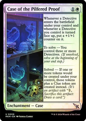 Case of the Pilfered Proof (mkm) (9) / Foil