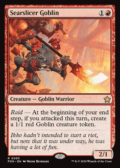 Searslicer Goblin (FDN) (93)