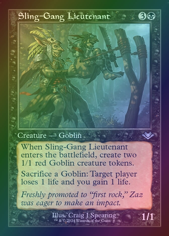 Sling-Gang Lieutenant (H2R) (8) / Foil