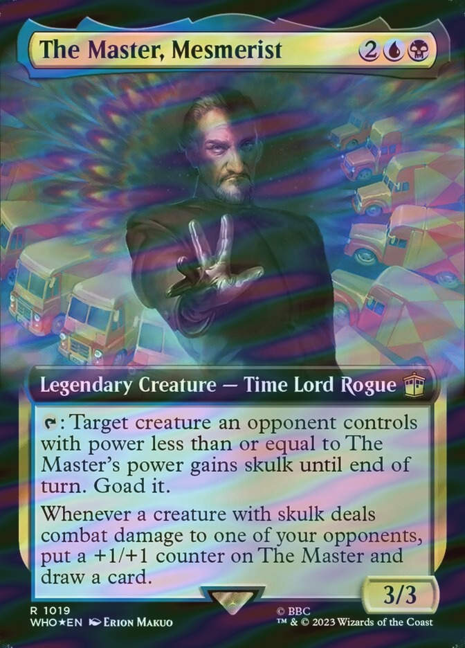 The Master, Mesmerist (WHO) (1019) / Extended Art / Surge Foil