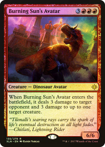 Burning Sun's Avatar (XLN) (135) / Foil