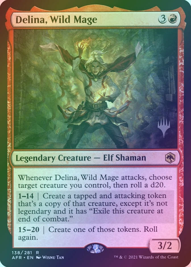 Delina, Wild Mage (PAFR) (138p) / Foil