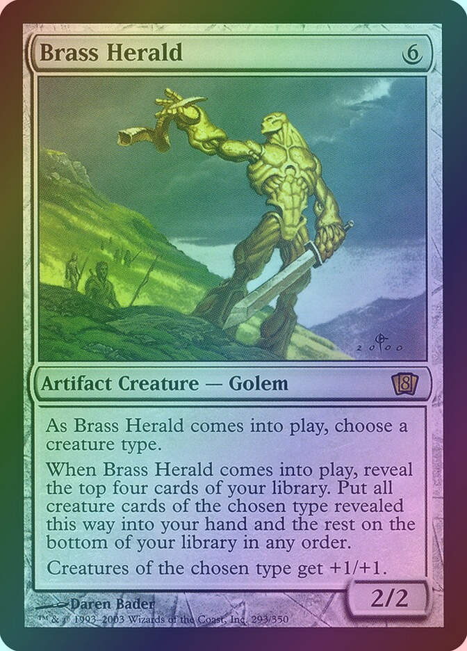 Brass Herald (8ED) (293★) / Foil