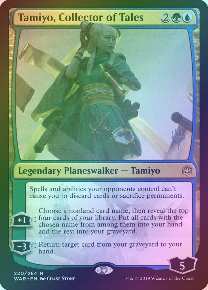 Tamiyo, Collector of Tales (PWAR) (220p) / Foil