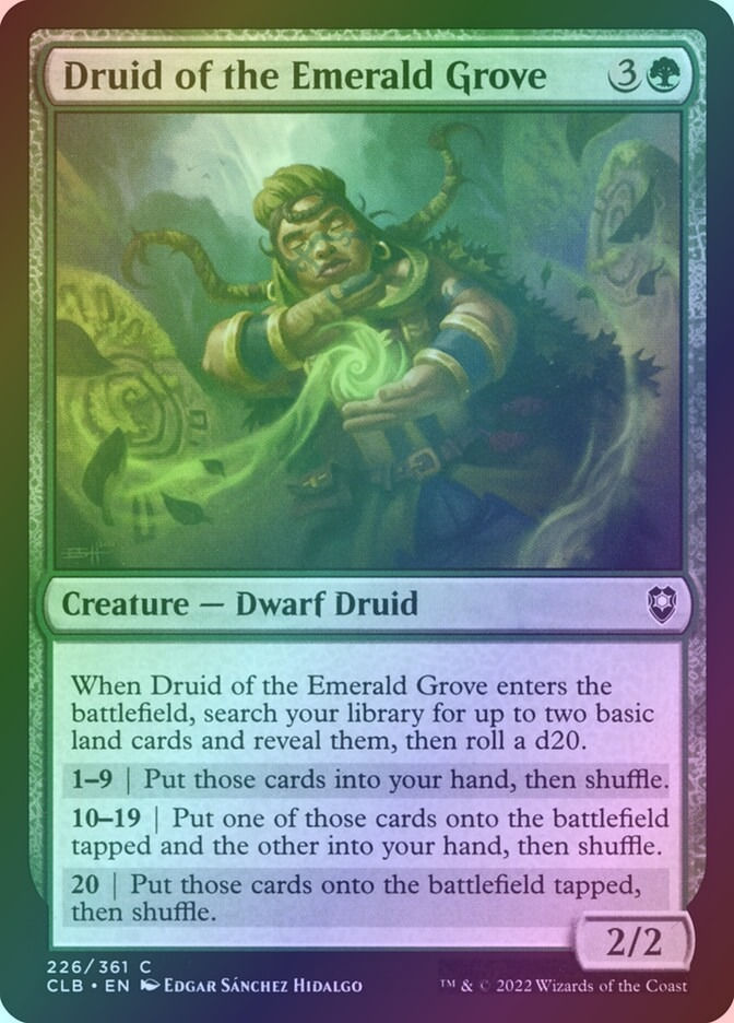 Druid of the Emerald Grove (CLB) (226) / Foil