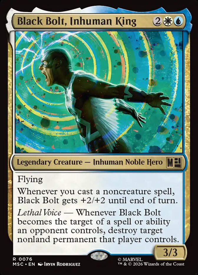 Black Bolt, Inhuman King (MSC) (76)