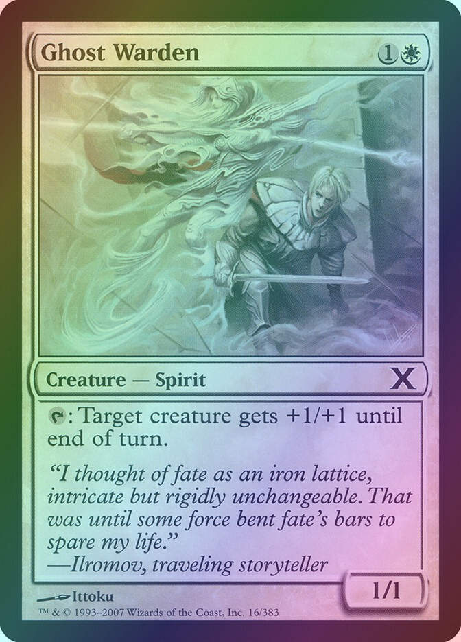 Ghost Warden (10E) (16) / Foil