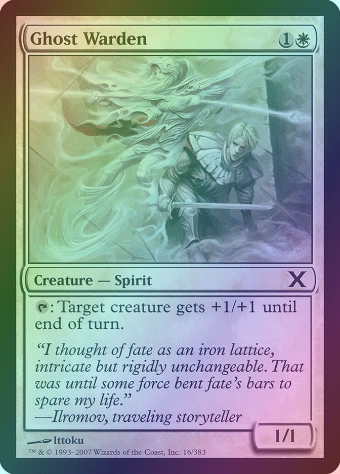 Ghost Warden (10E) (16) / Foil