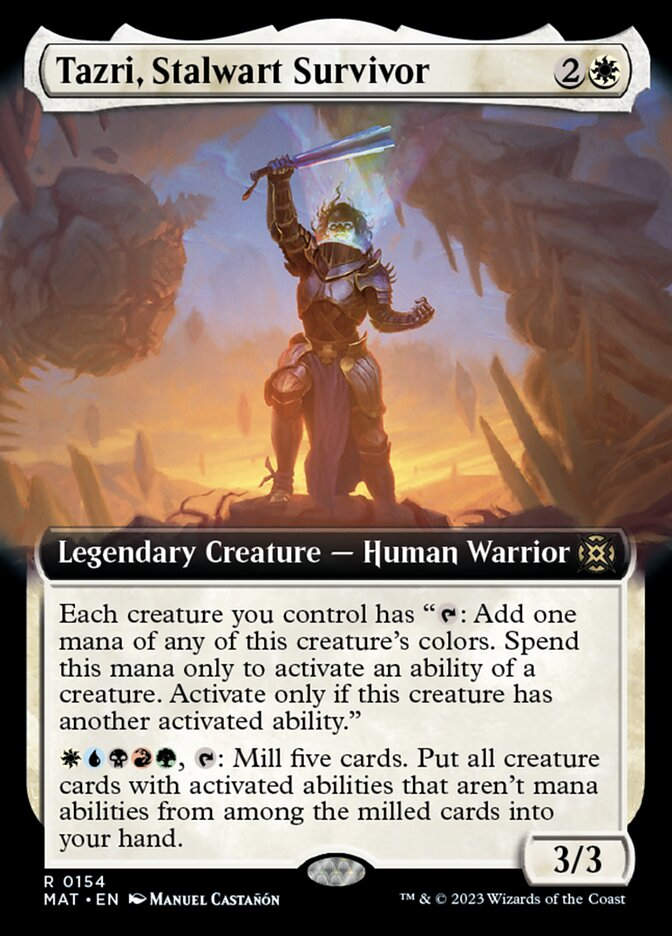 Tazri, Stalwart Survivor (MAT) / Extended Art