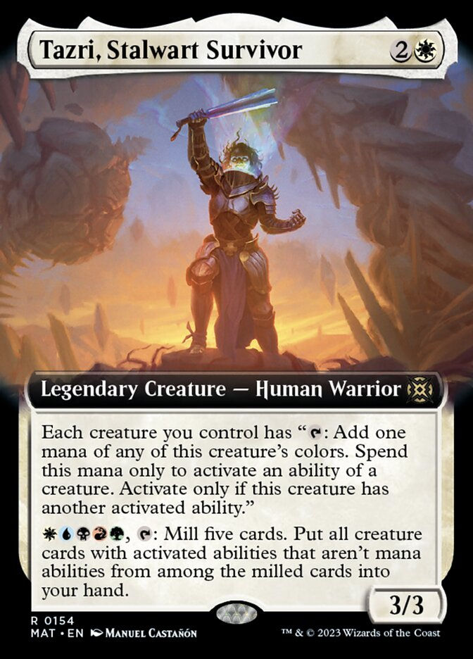 Tazri, Stalwart Survivor (MAT) / Extended Art