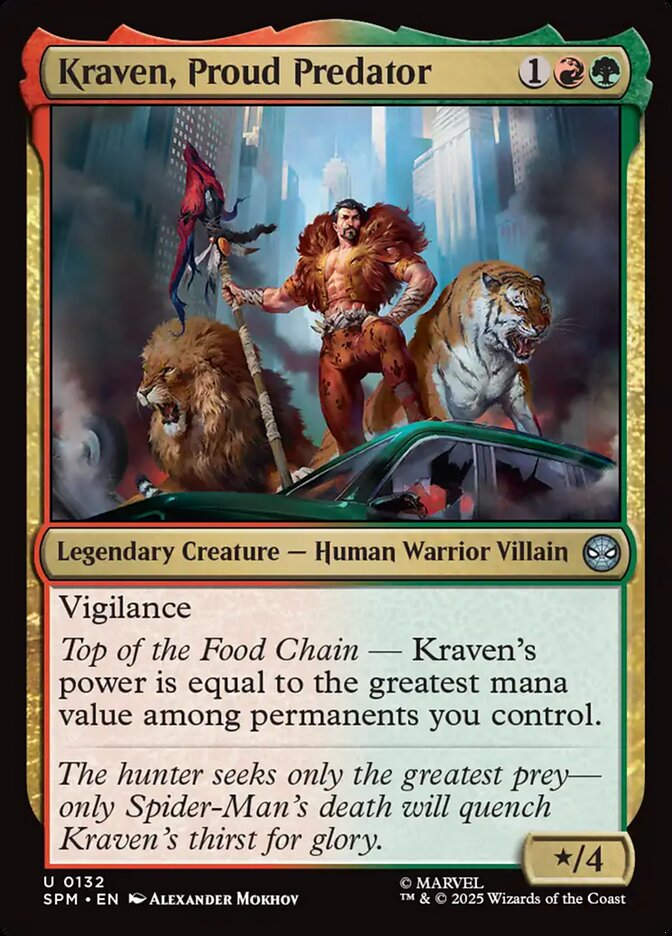 Kraven, Proud Predator (SPM) (132)