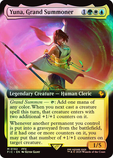 Yuna, Grand Summoner (FIC) (192) / Extended Art / Foil