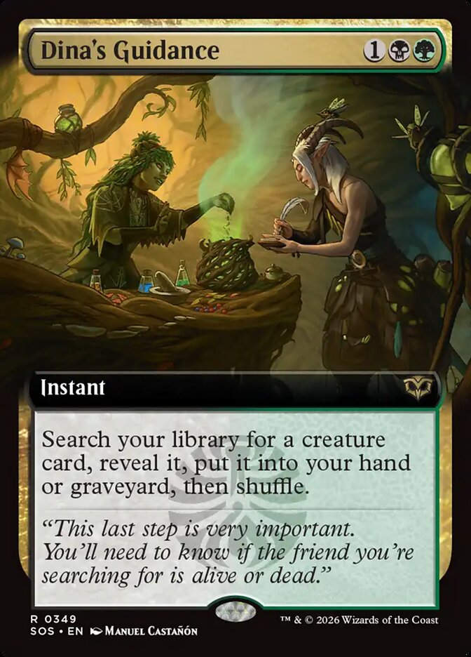 Dina's Guidance (SOS) (349) / Extended Art