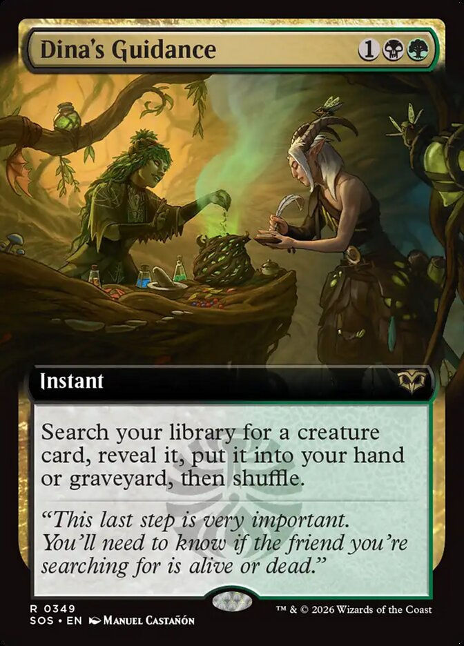 Dina's Guidance (SOS) (349) / Extended Art