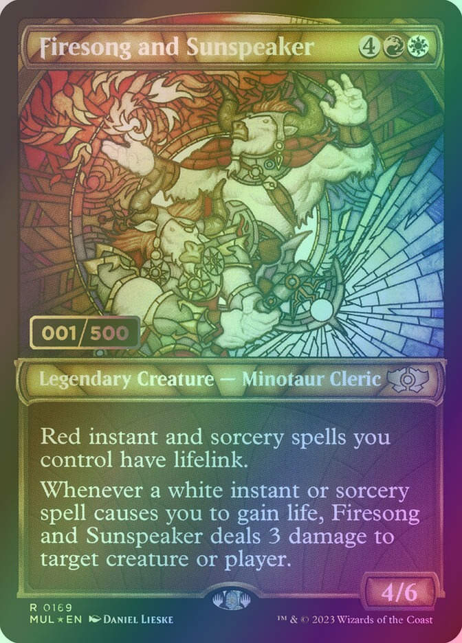 Firesong and Sunspeaker (MUL) (169z) / Serialized