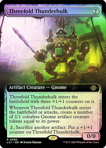 Threefold Thunderhulk (lci) / Extended Art / Foil