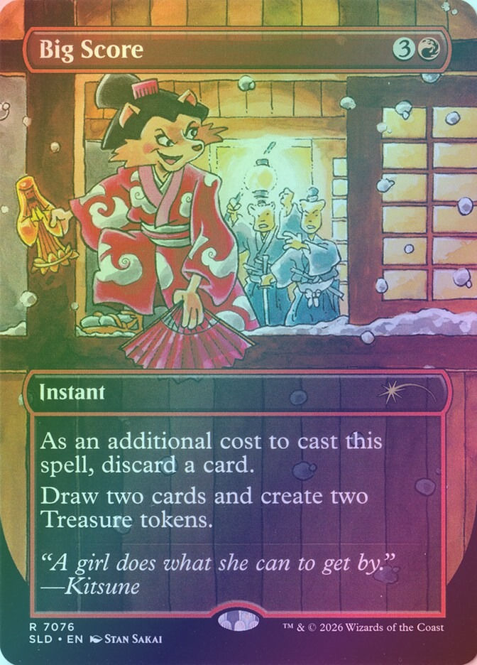 Big Score (SLD) (7076) / Borderless / Foil
