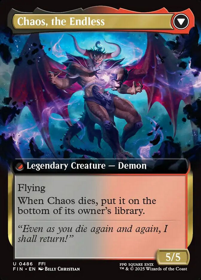 Garland, Knight of Cornelia // Chaos, the Endless (FIN) (486) / Extended Art — cara 2 de 2