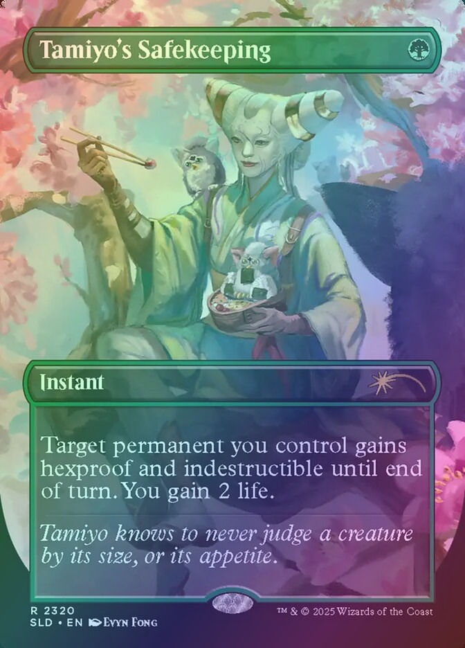 Tamiyo's Safekeeping (SLD) (2320) / Borderless / Foil