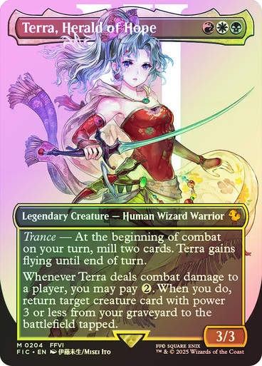 Terra, Herald of Hope (FIC) (204) / Borderless / Foil