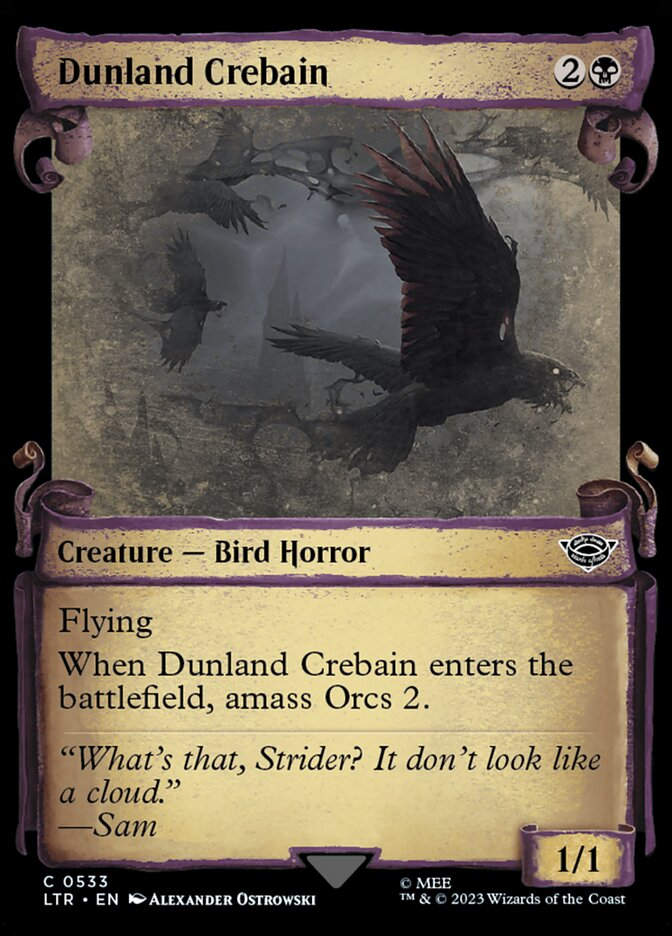 Dunland Crebain (LTR) (533) / Showcase