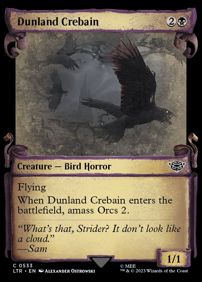 Dunland Crebain (LTR) (533) / Showcase