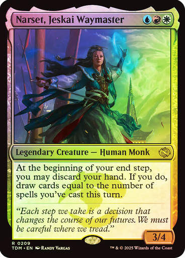 Narset, Jeskai Waymaster (TDM) (209) / Foil