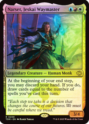 Narset, Jeskai Waymaster (TDM) (209) / Foil