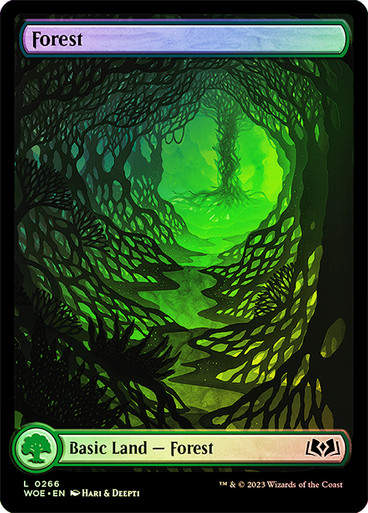 Forest (woe) / Full Art / Foil