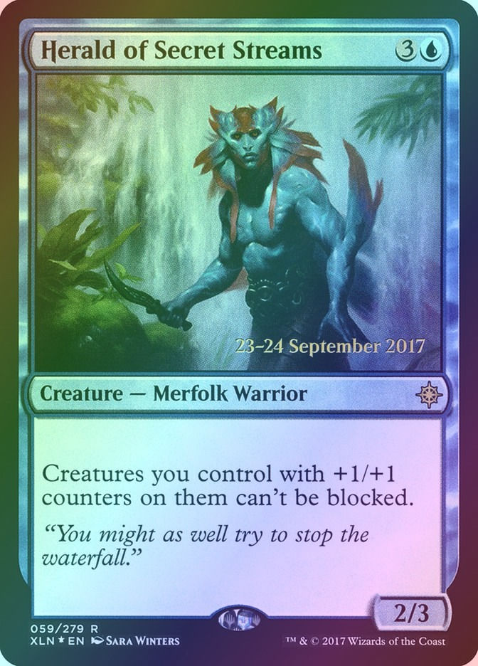 Herald of Secret Streams (PXLN) (59s) / Foil