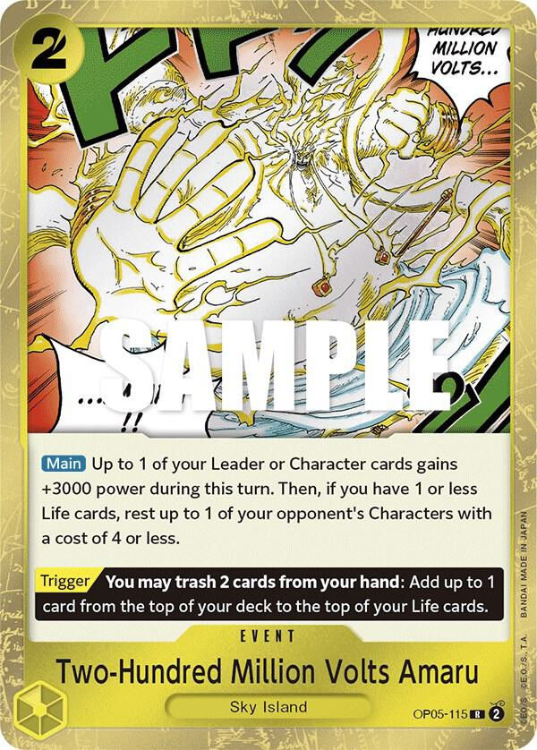 Two-Hundred Million Volts Amaru (OP05-115) / Foil