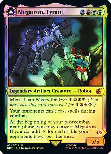 Megatron, Tyrant // Megatron, Destructive Force (BOT) (12) / Foil