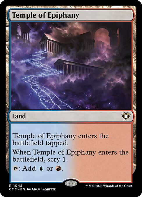 Temple of Epiphany (cmm) (Commander Deck)