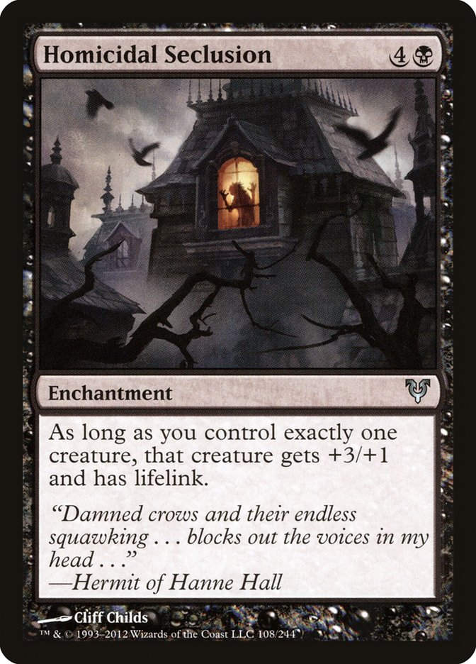 Homicidal Seclusion (AVR) (108) / Foil