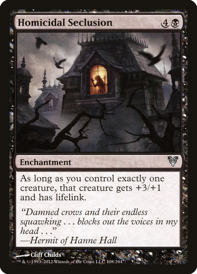 Homicidal Seclusion (AVR) (108) / Foil