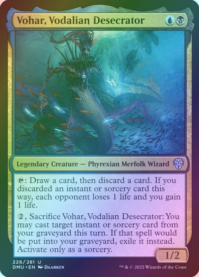 Vohar, Vodalian Desecrator (DMU) (226) / Foil