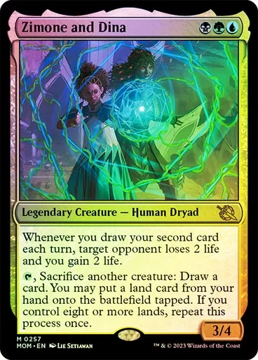 Zimone and Dina (mom) / Foil