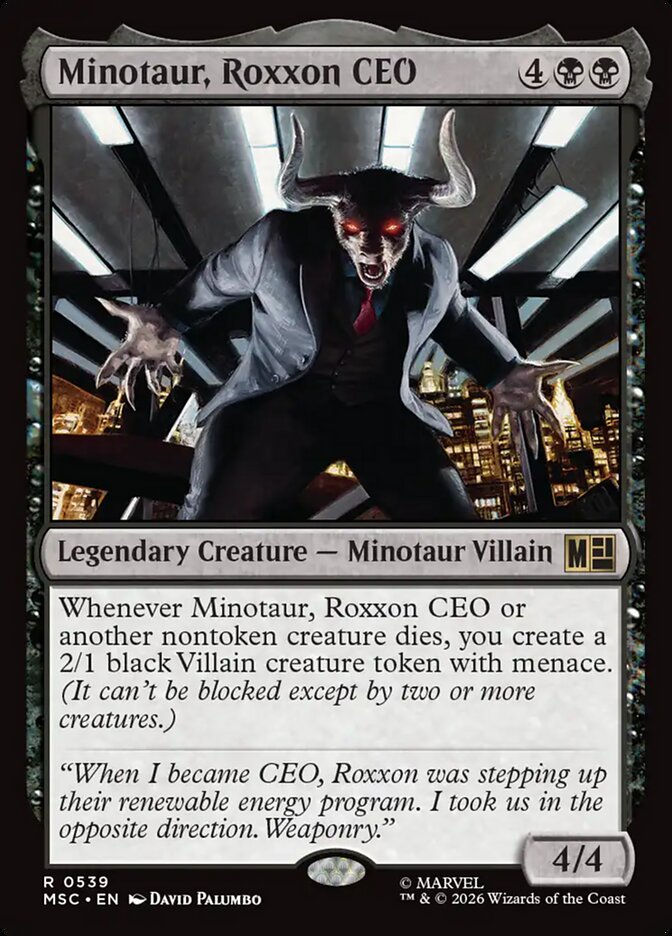 Minotaur, Roxxon CEO (MSC) (539)