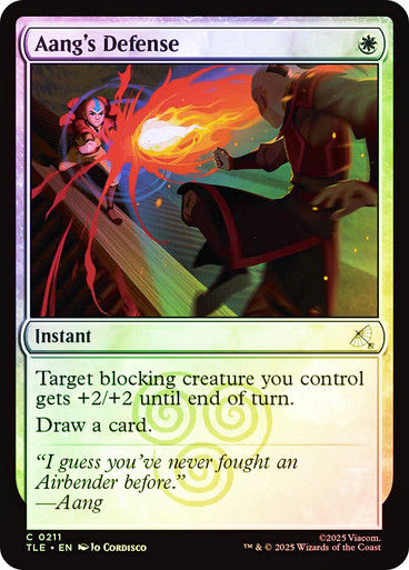 Aang's Defense (TLE) (211) / Foil