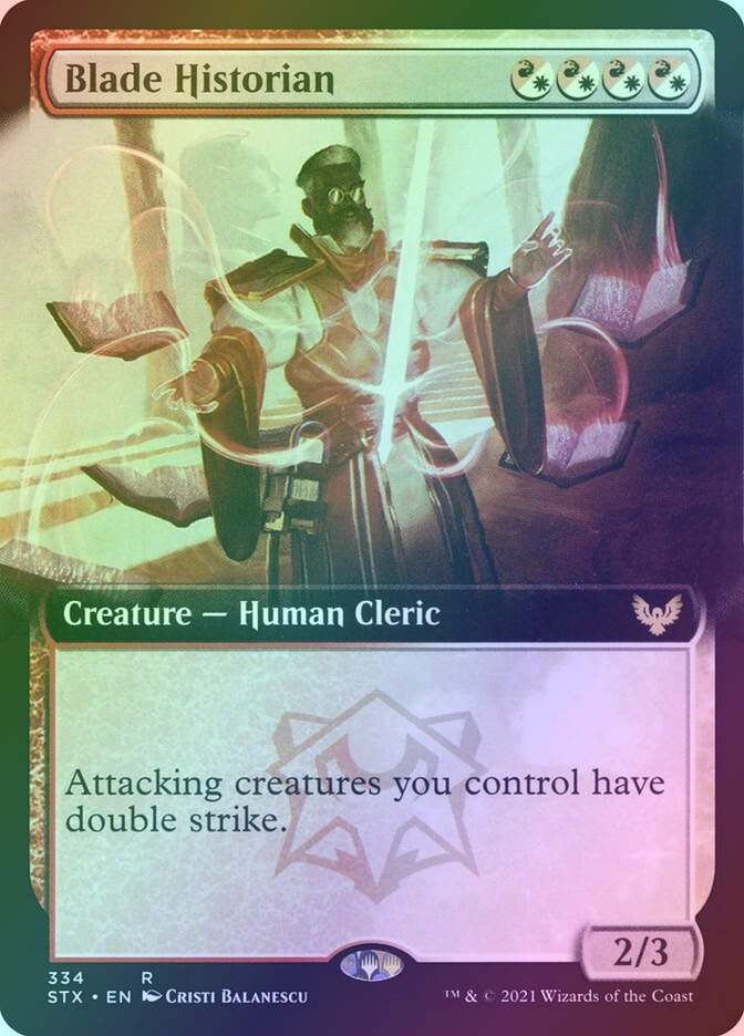 Blade Historian (STX) (334) / Extended Art / Foil