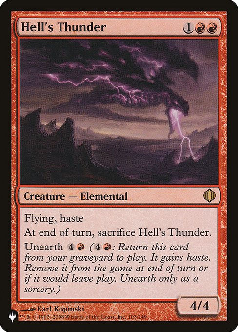 Hell's Thunder (PLST) (ALA-103)