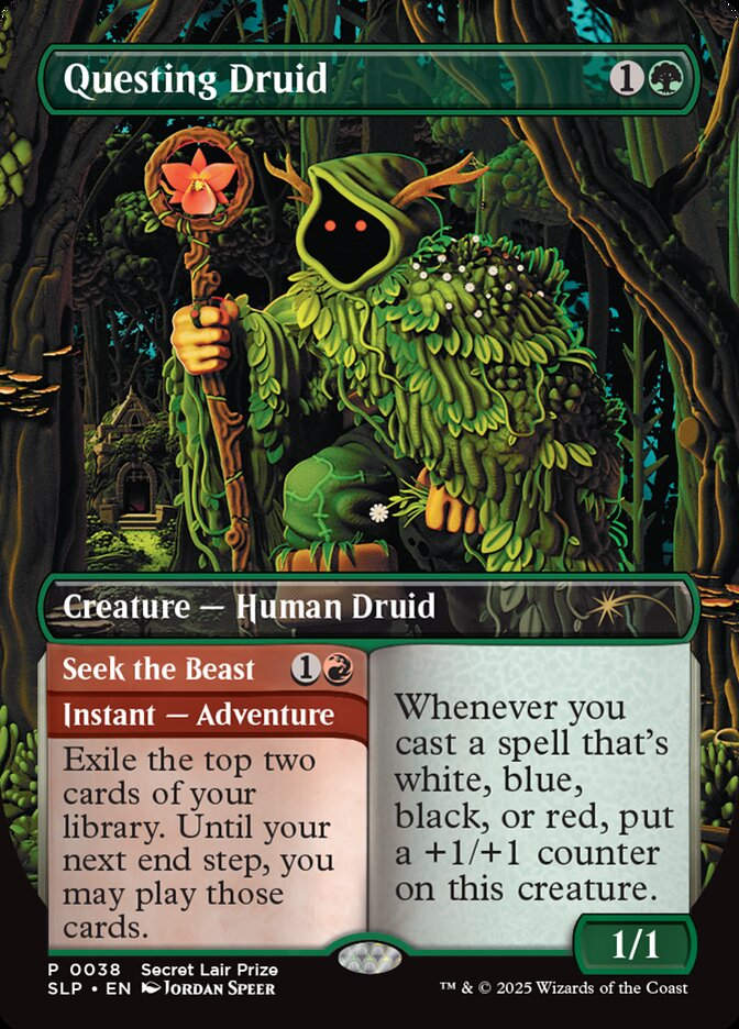 Questing Druid // Seek the Beast (SLP) (38)