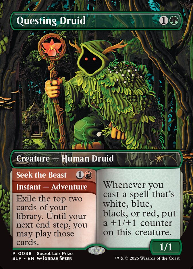 Questing Druid // Seek the Beast (SLP) (38)