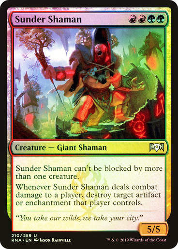 Sunder Shaman (RNA) (210) / Foil