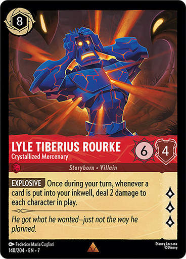 Lyle Tiberius Rourke - Crystallized Mercenary (LOR_ARC)